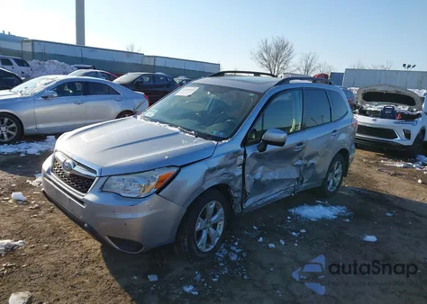 2015 Subaru Forester 2.5I Premium z USA, uszkodzony, nr VIN JF2SJADC7FH590497